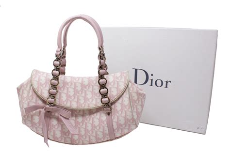 tas christian dior canvas|dior pink handbags.